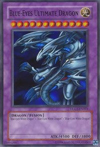 Blue-Eyes Ultimate Dragon [DLG1-EN001] Super Rare | Shuffle n Cut Hobbies & Games