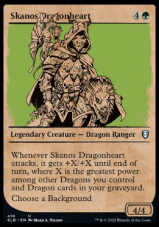 Skanos Dragonheart (Showcase) [Commander Legends: Battle for Baldur's Gate] | Shuffle n Cut Hobbies & Games