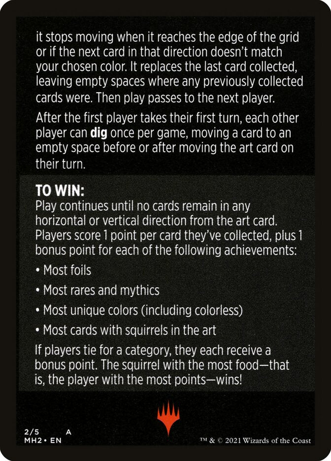 Foraging Squirrels (Magic Minigame) [Modern Horizons 2 Minigame] | Shuffle n Cut Hobbies & Games