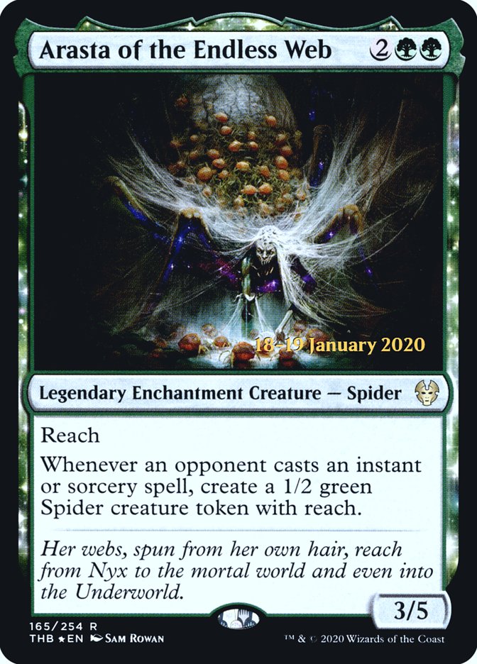 Arasta of the Endless Web [Theros Beyond Death Prerelease Promos] | Shuffle n Cut Hobbies & Games