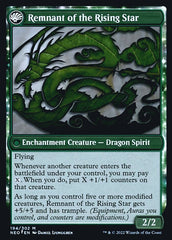 Jugan Defends the Temple // Remnant of the Rising Star [Kamigawa: Neon Dynasty Prerelease Promos] | Shuffle n Cut Hobbies & Games