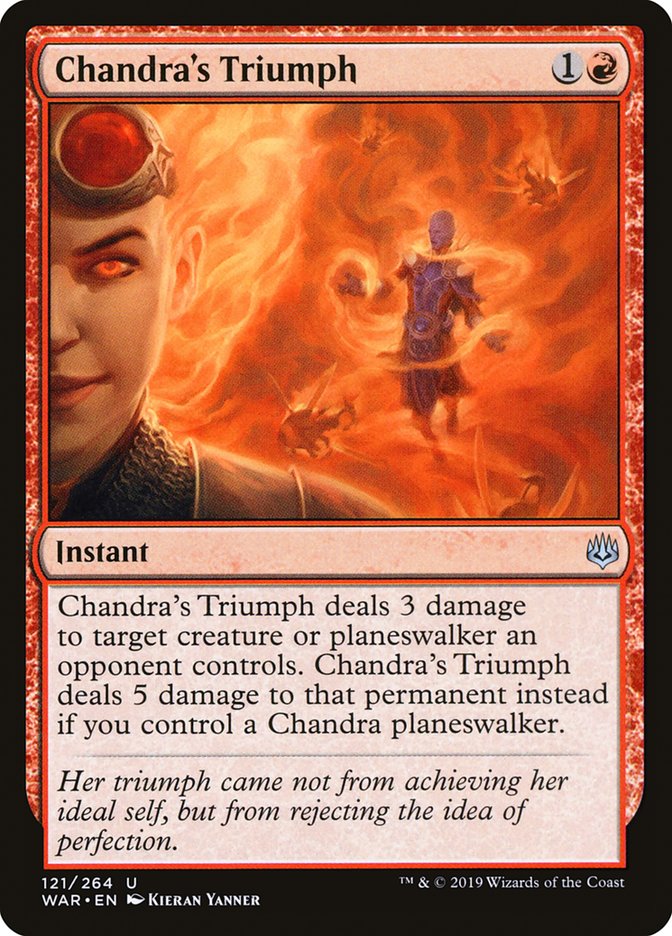 Chandra's Triumph [War of the Spark] | Shuffle n Cut Hobbies & Games