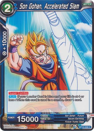 Son Gohan, Accelerated Slam [BT10-039] | Shuffle n Cut Hobbies & Games