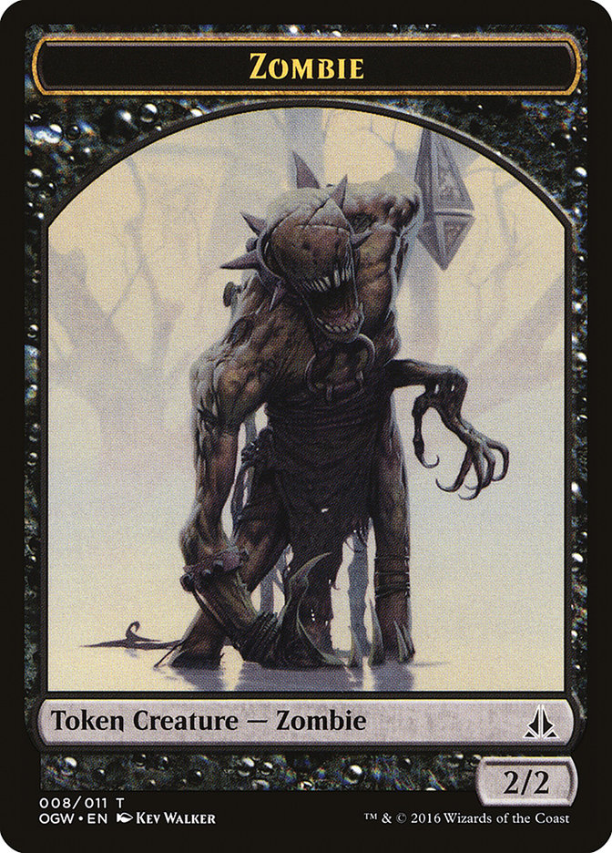 Zombie Token [Oath of the Gatewatch Tokens] | Shuffle n Cut Hobbies & Games