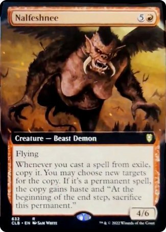 Nalfeshnee (Extended Art) [Commander Legends: Battle for Baldur's Gate] | Shuffle n Cut Hobbies & Games