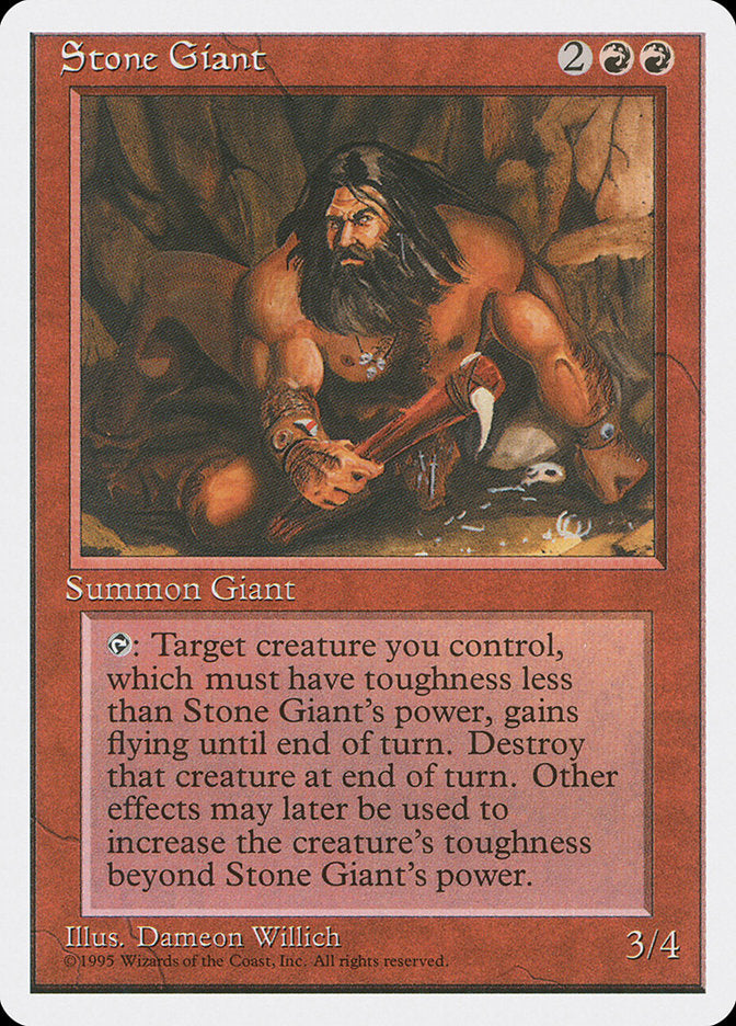 Stone Giant [Fourth Edition] | Shuffle n Cut Hobbies & Games