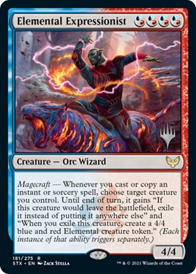Elemental Expressionist (Promo Pack) [Strixhaven: School of Mages Promos] | Shuffle n Cut Hobbies & Games