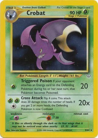 Crobat (4/64) [Neo Revelation Unlimited] | Shuffle n Cut Hobbies & Games