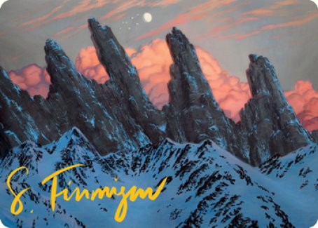 Mountain (275) Art Card (Gold-Stamped Signature) [Dungeons & Dragons: Adventures in the Forgotten Realms Art Series] | Shuffle n Cut Hobbies & Games