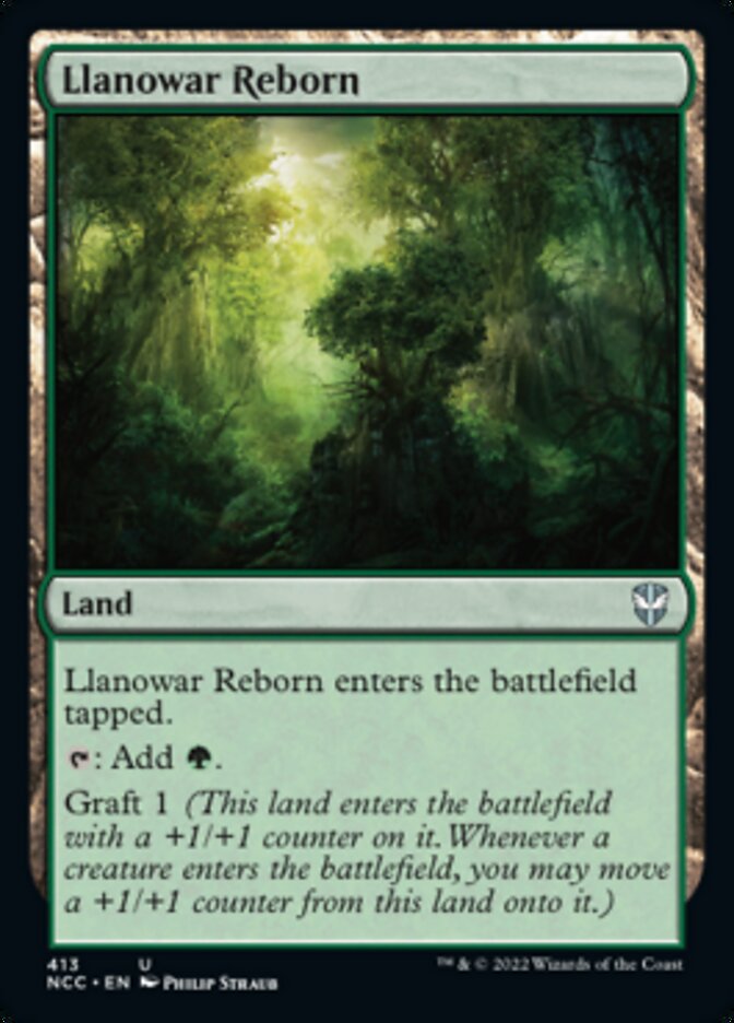 Llanowar Reborn [Streets of New Capenna Commander] | Shuffle n Cut Hobbies & Games