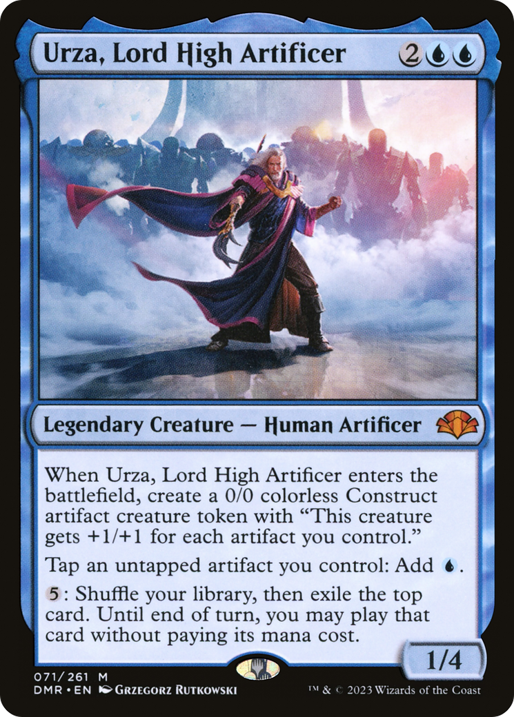 Urza, Lord High Artificer [Dominaria Remastered] | Shuffle n Cut Hobbies & Games