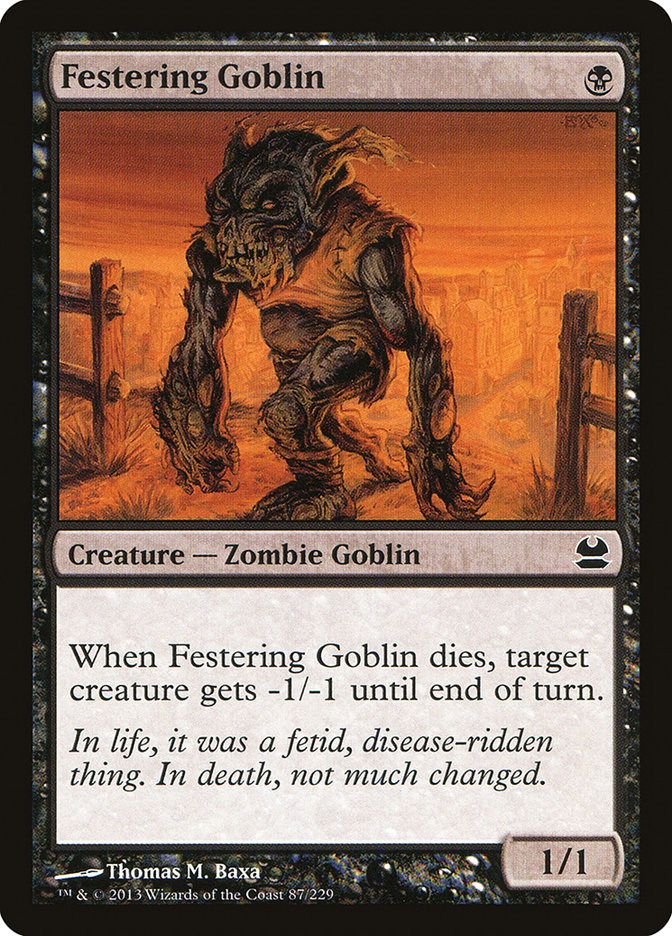 Festering Goblin [Modern Masters] | Shuffle n Cut Hobbies & Games