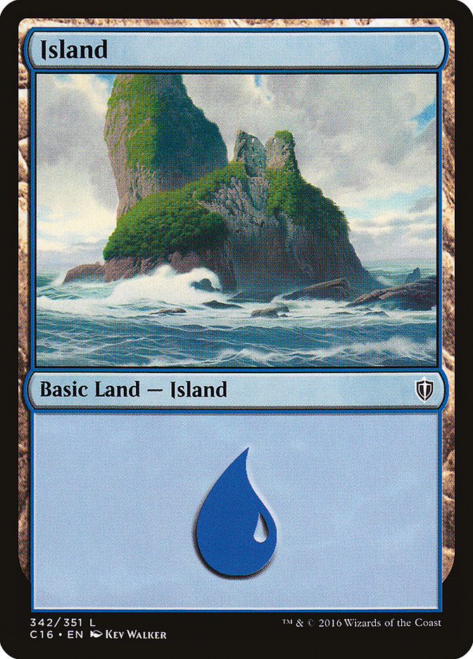 Island (342) [Commander 2016] | Shuffle n Cut Hobbies & Games
