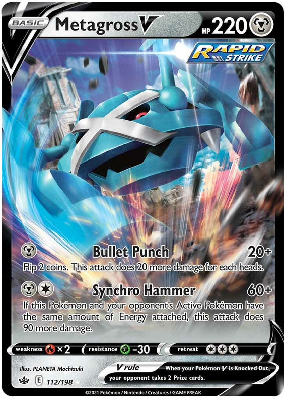 Metagross V (112/198) [Sword & Shield: Chilling Reign] | Shuffle n Cut Hobbies & Games