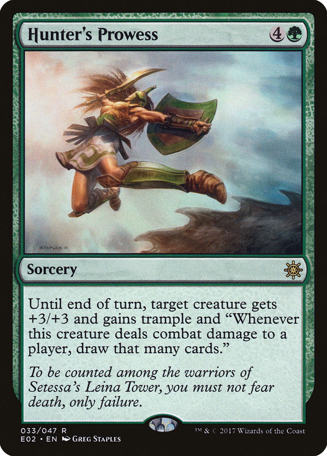 Hunter's Prowess [Explorers of Ixalan] | Shuffle n Cut Hobbies & Games