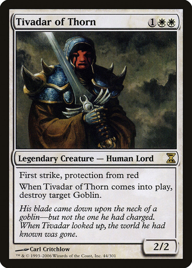 Tivadar of Thorn [Time Spiral] | Shuffle n Cut Hobbies & Games