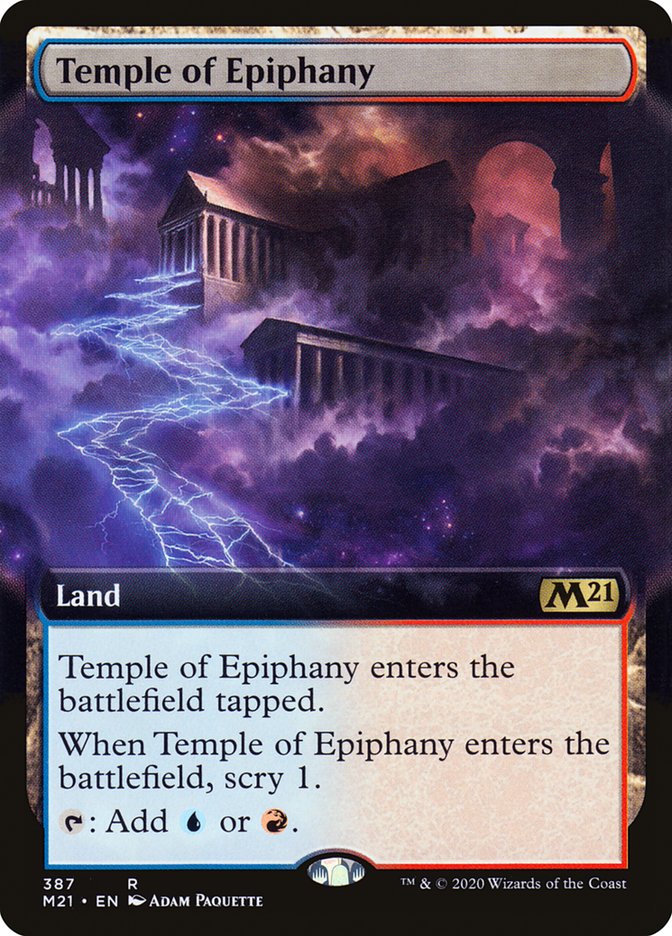 Temple of Epiphany (Extended Art) [Core Set 2021] | Shuffle n Cut Hobbies & Games