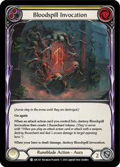 Bloodspill Invocation (Yellow) [ARC107] Unlimited Edition Normal | Shuffle n Cut Hobbies & Games