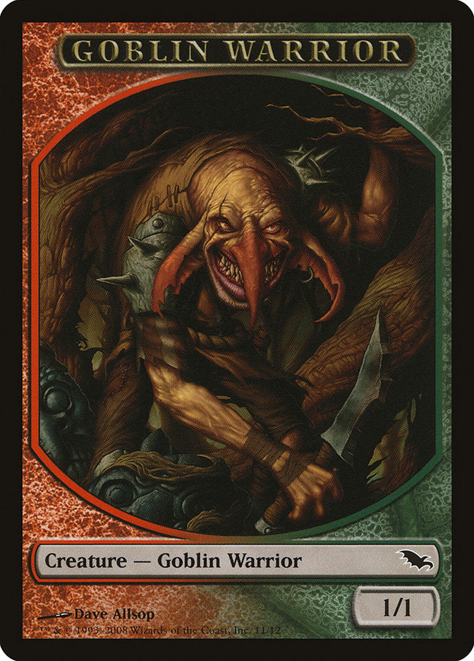 Goblin Warrior Token [Shadowmoor Tokens] | Shuffle n Cut Hobbies & Games