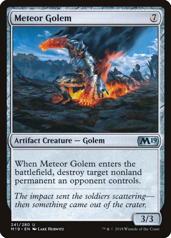 Meteor Golem [Core Set 2019] | Shuffle n Cut Hobbies & Games