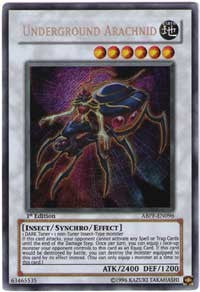 Underground Arachnid [ABPF-EN096] Secret Rare | Shuffle n Cut Hobbies & Games