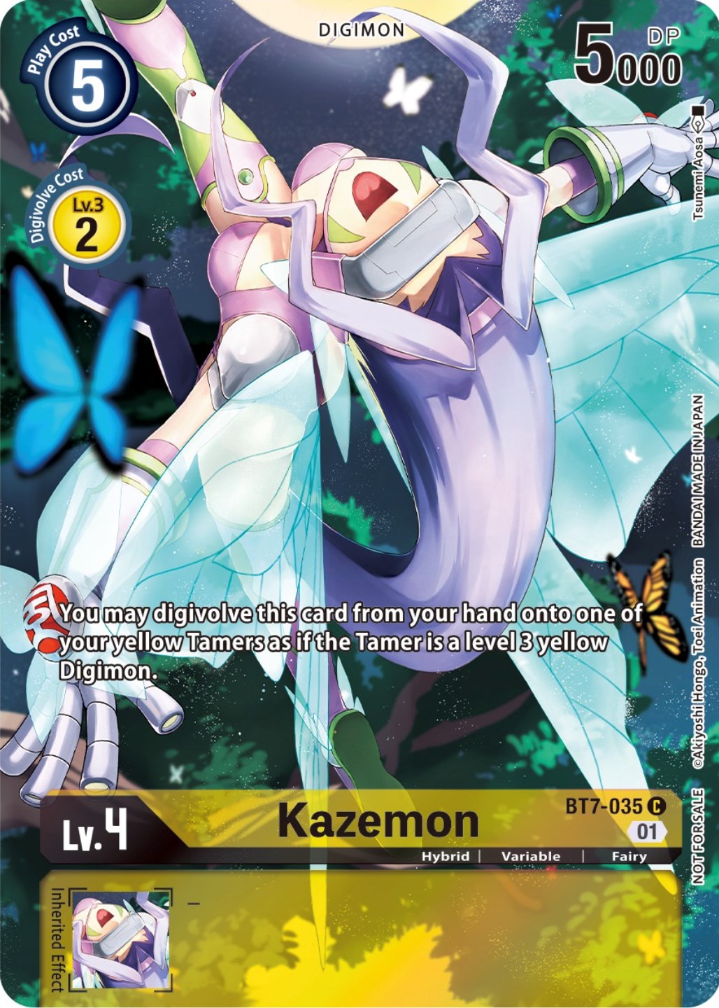 Kazemon [BT7-035] (2nd Anniversary Frontier Card) [Next Adventure Promos] | Shuffle n Cut Hobbies & Games