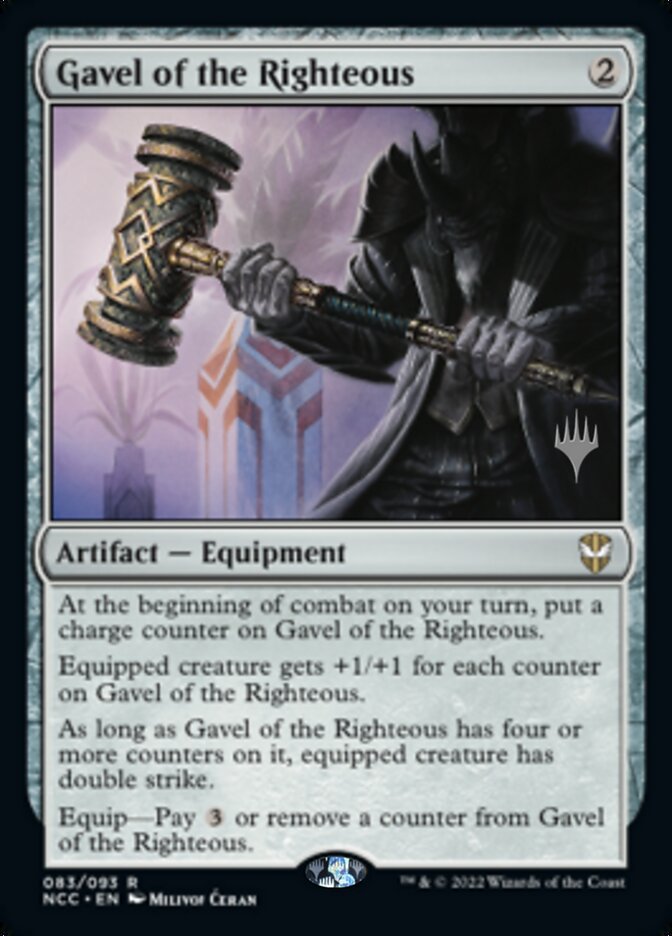 Gavel of the Righteous (Promo Pack) [Streets of New Capenna Commander Promos] | Shuffle n Cut Hobbies & Games