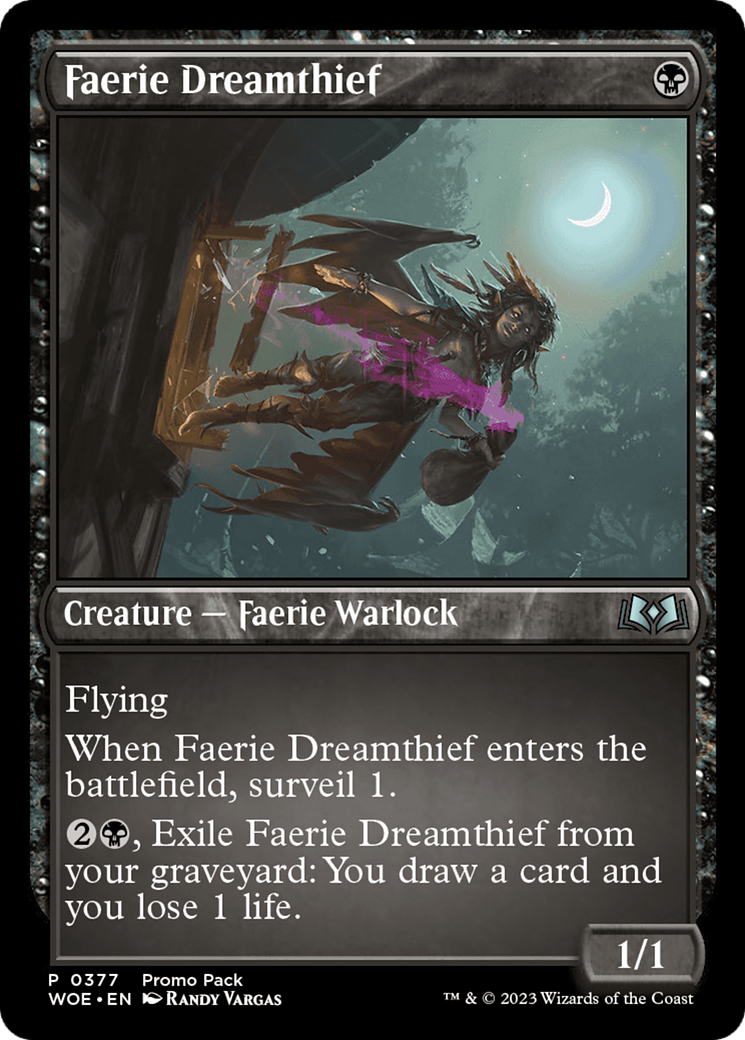 Faerie Dreamthief (Promo Pack) [Wilds of Eldraine Promos] | Shuffle n Cut Hobbies & Games