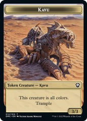 Kavu // Bear Double-Sided Token [Dominaria United Commander Tokens] | Shuffle n Cut Hobbies & Games