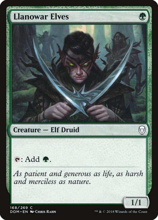 Llanowar Elves [Dominaria] | Shuffle n Cut Hobbies & Games