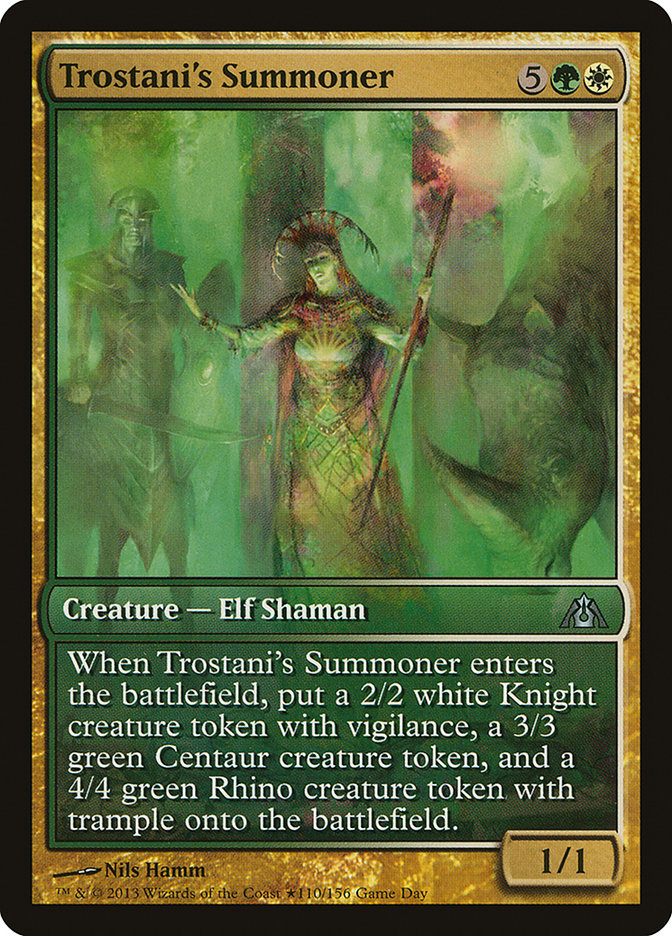 Trostani's Summoner (Game Day) [Dragon's Maze Promos] | Shuffle n Cut Hobbies & Games