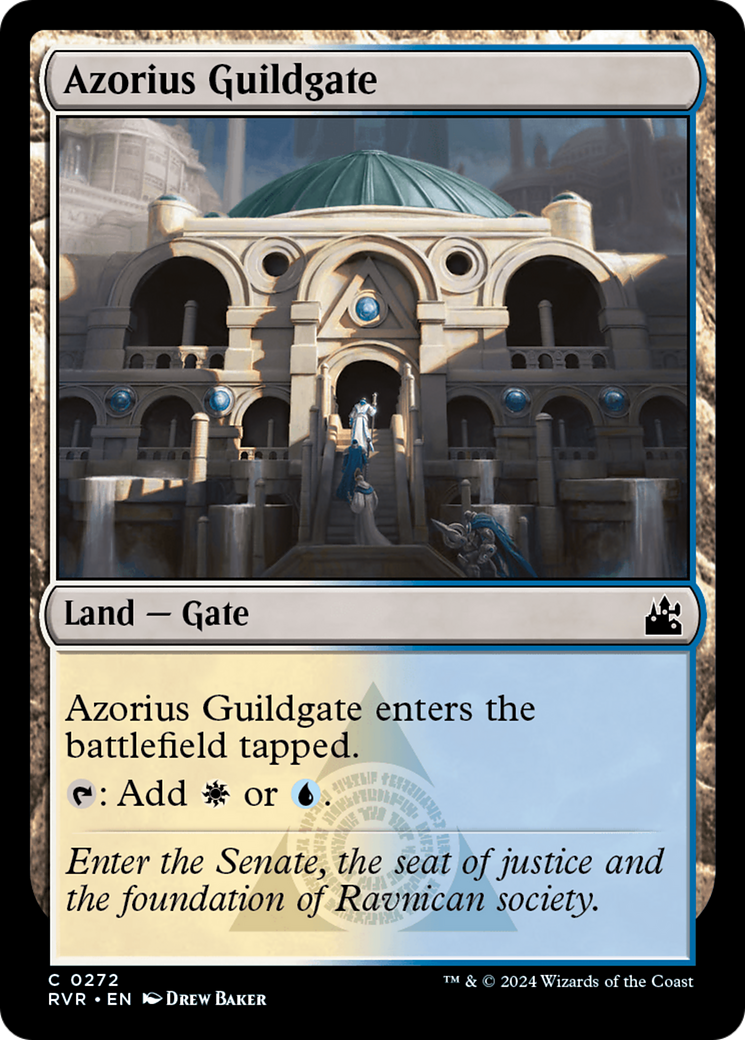 Azorius Guildgate [Ravnica Remastered] | Shuffle n Cut Hobbies & Games