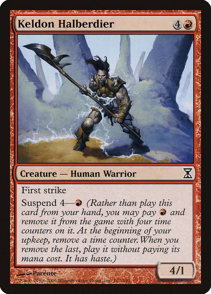 Keldon Halberdier [Time Spiral] | Shuffle n Cut Hobbies & Games