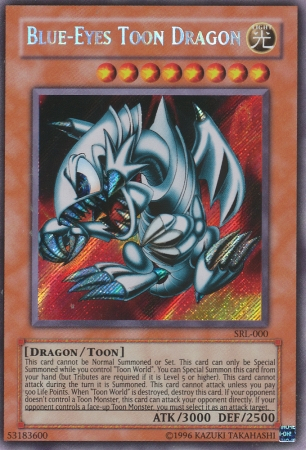 Blue-Eyes Toon Dragon [SRL-000] Secret Rare | Shuffle n Cut Hobbies & Games
