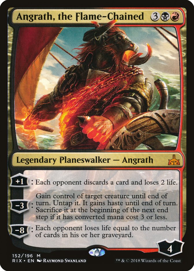 Angrath, the Flame-Chained [Rivals of Ixalan] | Shuffle n Cut Hobbies & Games