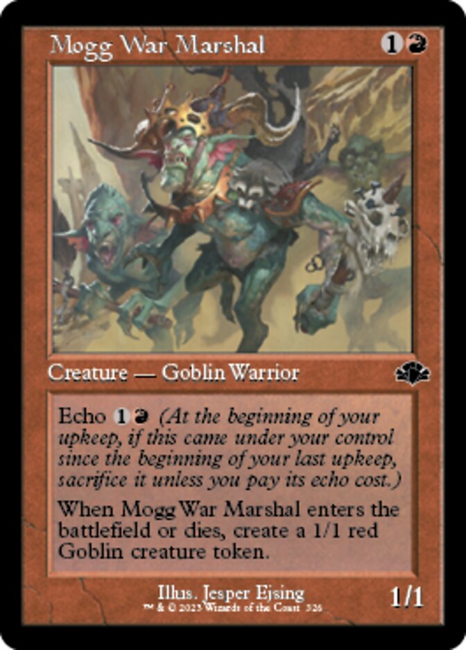 Mogg War Marshal (Retro) [Dominaria Remastered] | Shuffle n Cut Hobbies & Games