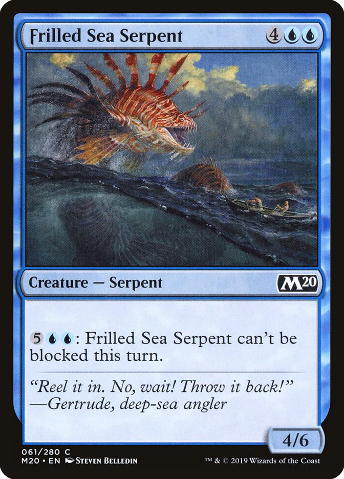 Frilled Sea Serpent [Core Set 2020] | Shuffle n Cut Hobbies & Games