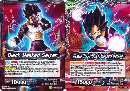 Black Masked Saiyan // Powerthirst Black Masked Saiyan (BT5-105) [Miraculous Revival] | Shuffle n Cut Hobbies & Games