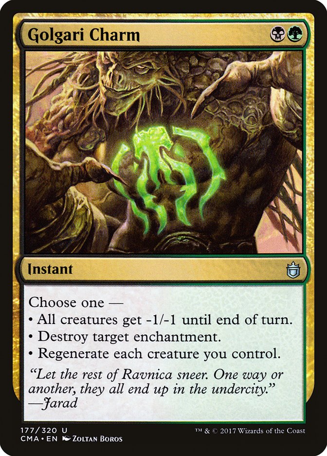 Golgari Charm [Commander Anthology] | Shuffle n Cut Hobbies & Games