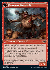 Fearful Villager // Fearsome Werewolf [Innistrad: Crimson Vow] | Shuffle n Cut Hobbies & Games