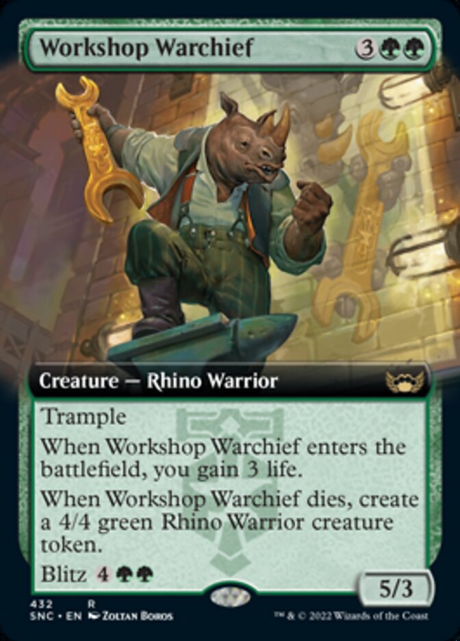 Workshop Warchief (Extended Art) [Streets of New Capenna] | Shuffle n Cut Hobbies & Games