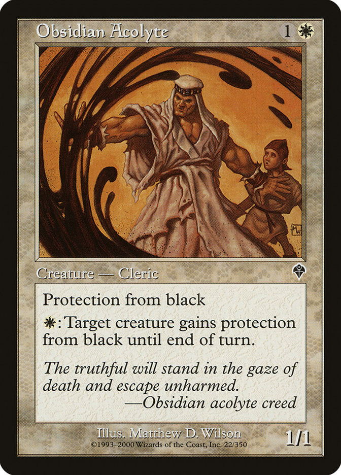 Obsidian Acolyte [Invasion] | Shuffle n Cut Hobbies & Games