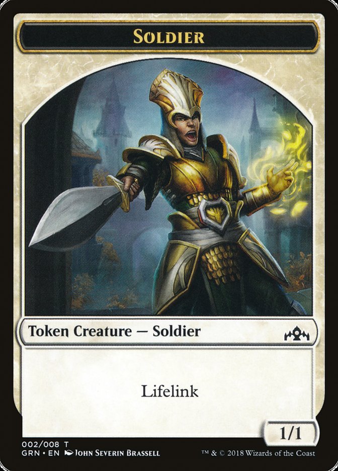 Goblin // Soldier Double-Sided Token [Guilds of Ravnica Guild Kit Tokens] | Shuffle n Cut Hobbies & Games