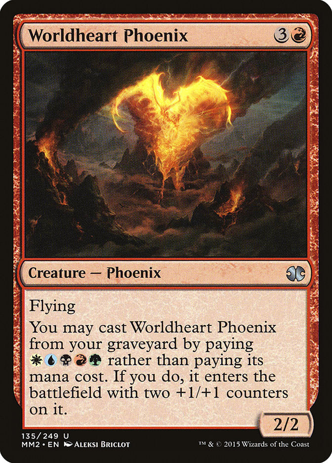 Worldheart Phoenix [Modern Masters 2015] | Shuffle n Cut Hobbies & Games