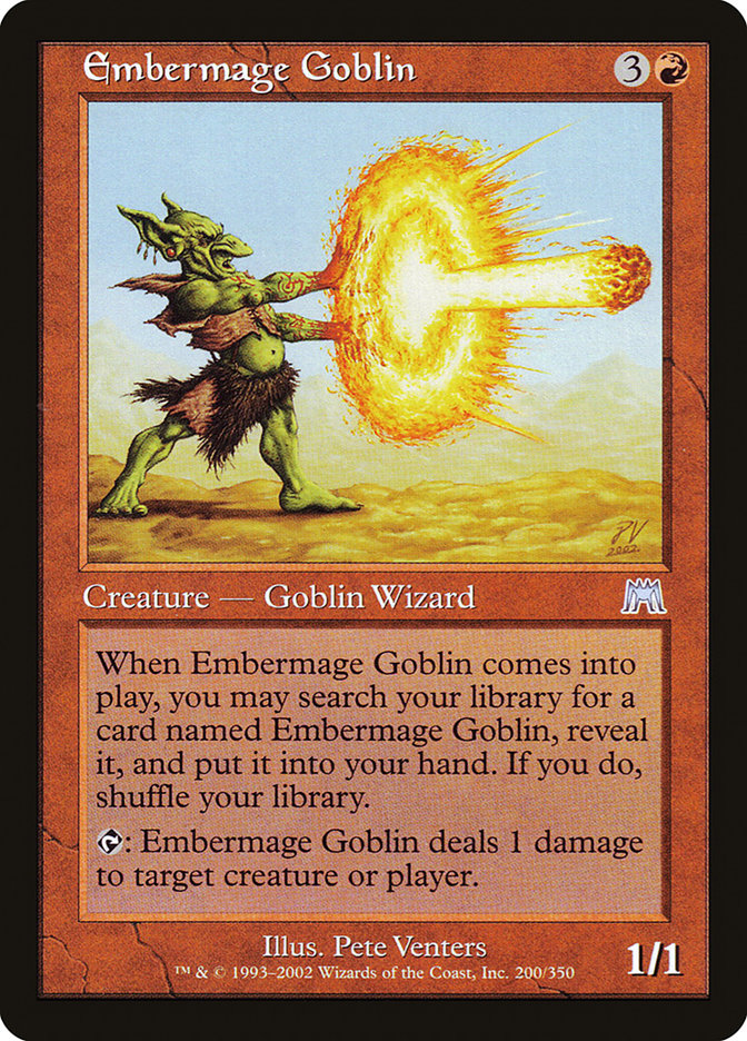 Embermage Goblin [Onslaught] | Shuffle n Cut Hobbies & Games