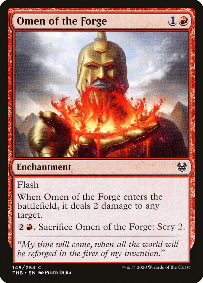Omen of the Forge [Theros Beyond Death] | Shuffle n Cut Hobbies & Games