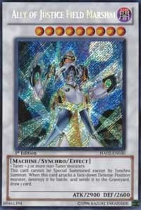 Ally of Justice Field Marshal [HA02-EN030] Secret Rare | Shuffle n Cut Hobbies & Games