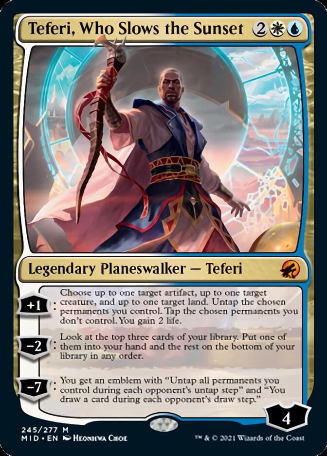 Teferi, Who Slows the Sunset [Innistrad: Midnight Hunt] | Shuffle n Cut Hobbies & Games