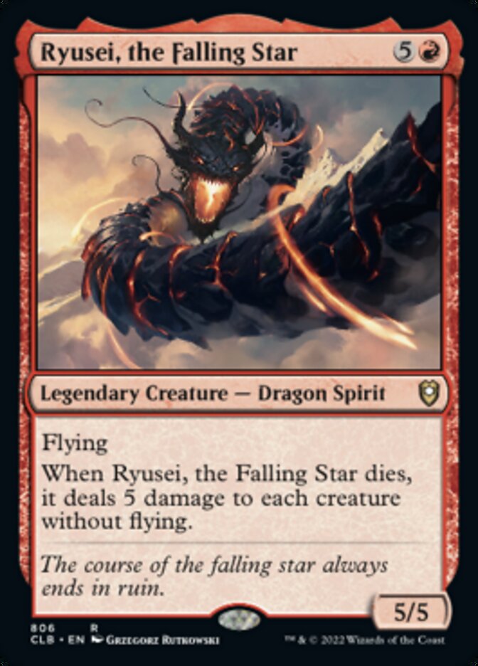 Ryusei, the Falling Star [Commander Legends: Battle for Baldur's Gate] | Shuffle n Cut Hobbies & Games