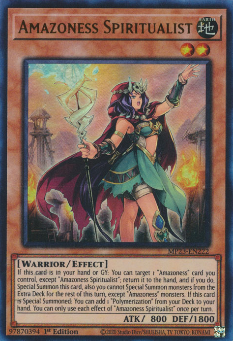 Amazoness Spiritualist [MP23-EN222] Ultra Rare | Shuffle n Cut Hobbies & Games